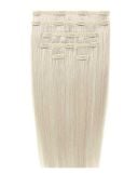 45cm Double Hair Set Clip-In Extensions - Pure Platinum thumbnail
