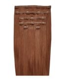 18" Double Hair Set Clip-In Extensions - Amber thumbnail