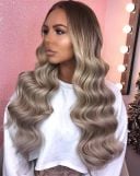 18" Double Hair Set Clip-In Extensions - Viking Blonde thumbnail