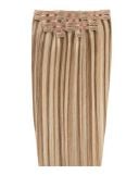 22" Double Hair Set Clip-In Extensions - Honey Blonde thumbnail