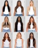 22" Beach Wave Double Hair Set Clip-In Extensions thumbnail
