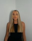 16" Deluxe Remy Instant Clip-In Hair Extensions - Honey Blonde thumbnail