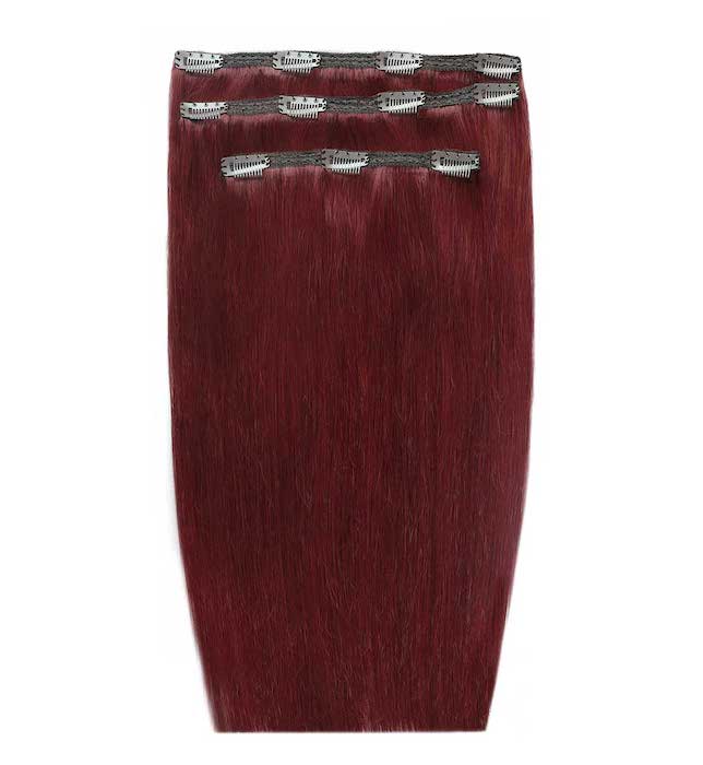 18 Deluxe Remy Instant Clip-In Hair Extensions - Cherry"