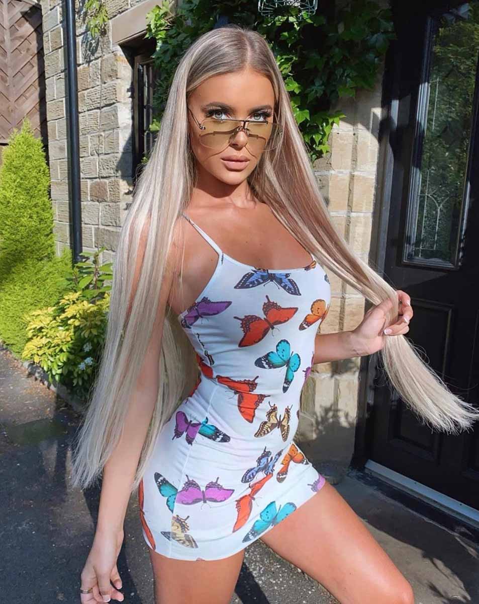 26" Double Hair Set Clip-In Extensions - Champagne Blonde