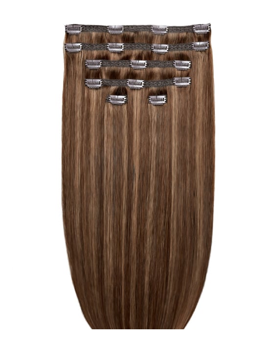 22 Double Hair Set Clip-In Extensions - Honeycomb"