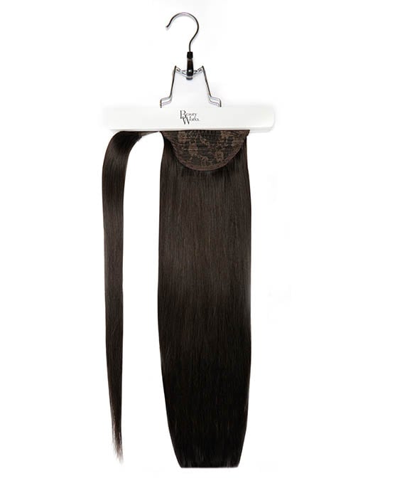 18 Super Sleek Clip-In Invisi® Ponytail - Ebony"