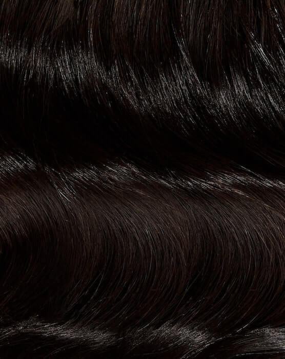 100% Remy Colour Swatch Ebony