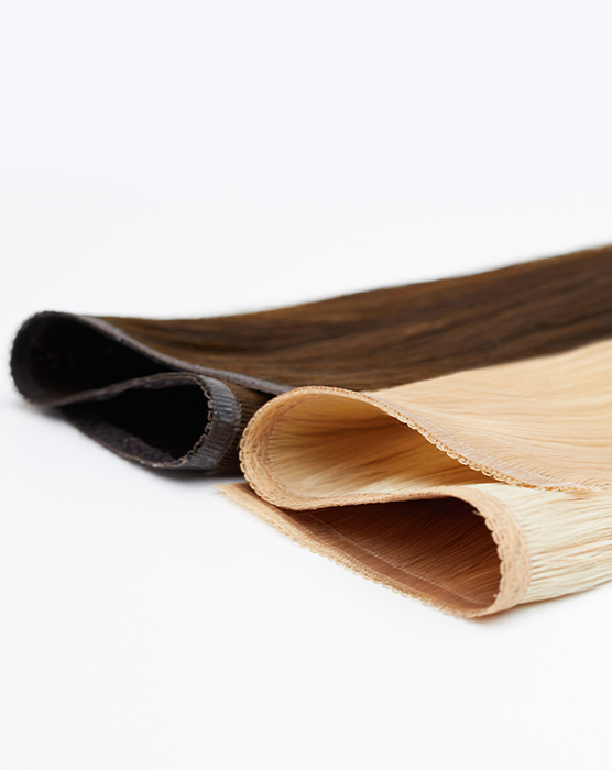 18" Gold Flat Track® Weft