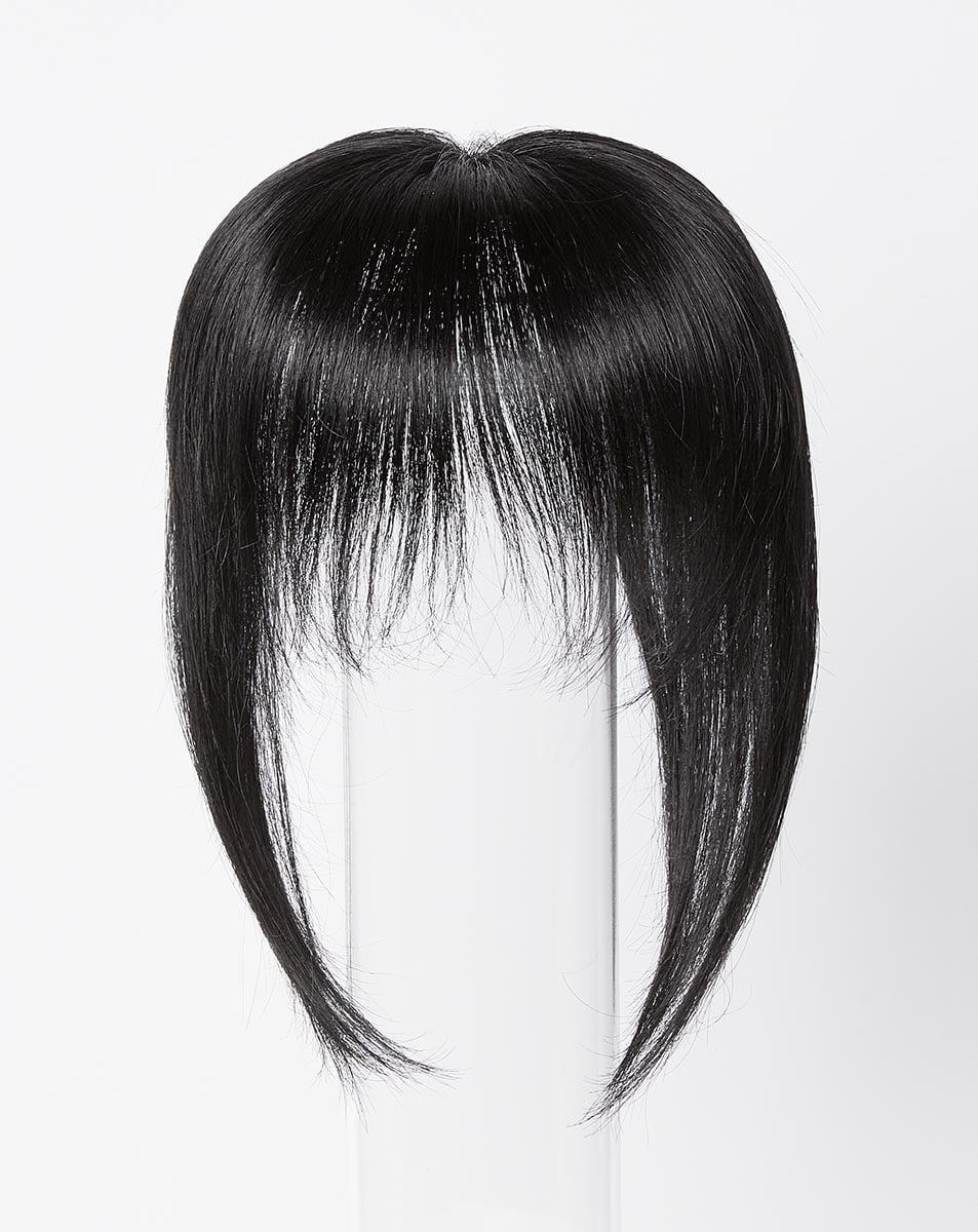 Beauty Works x Huda Barely There® Bangs Clip-In Mini Fringe - Jet Set Black