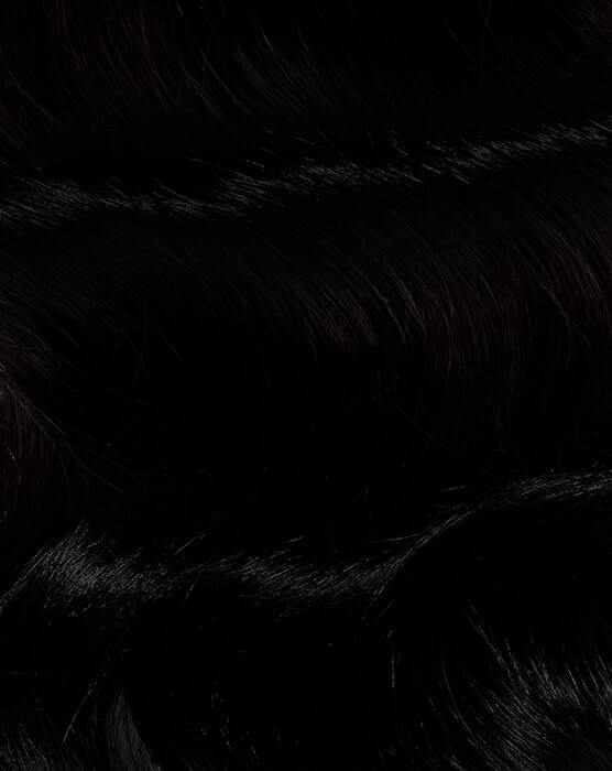 22" Gold Flat Track® Weft - Jet Set Black