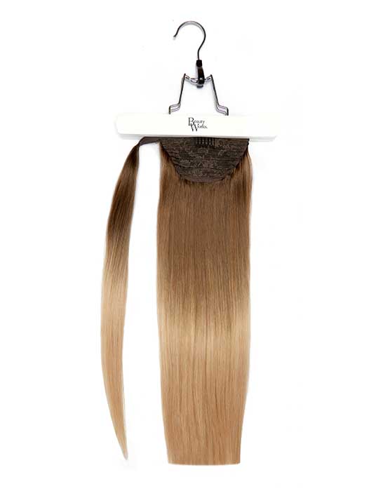 18 Super Sleek Invisi®Ponytail - High Contrast Warm"