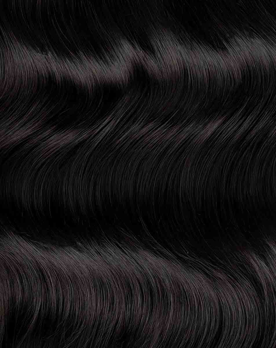 20" XXS Weft Hair Extension - Midnight Kohl