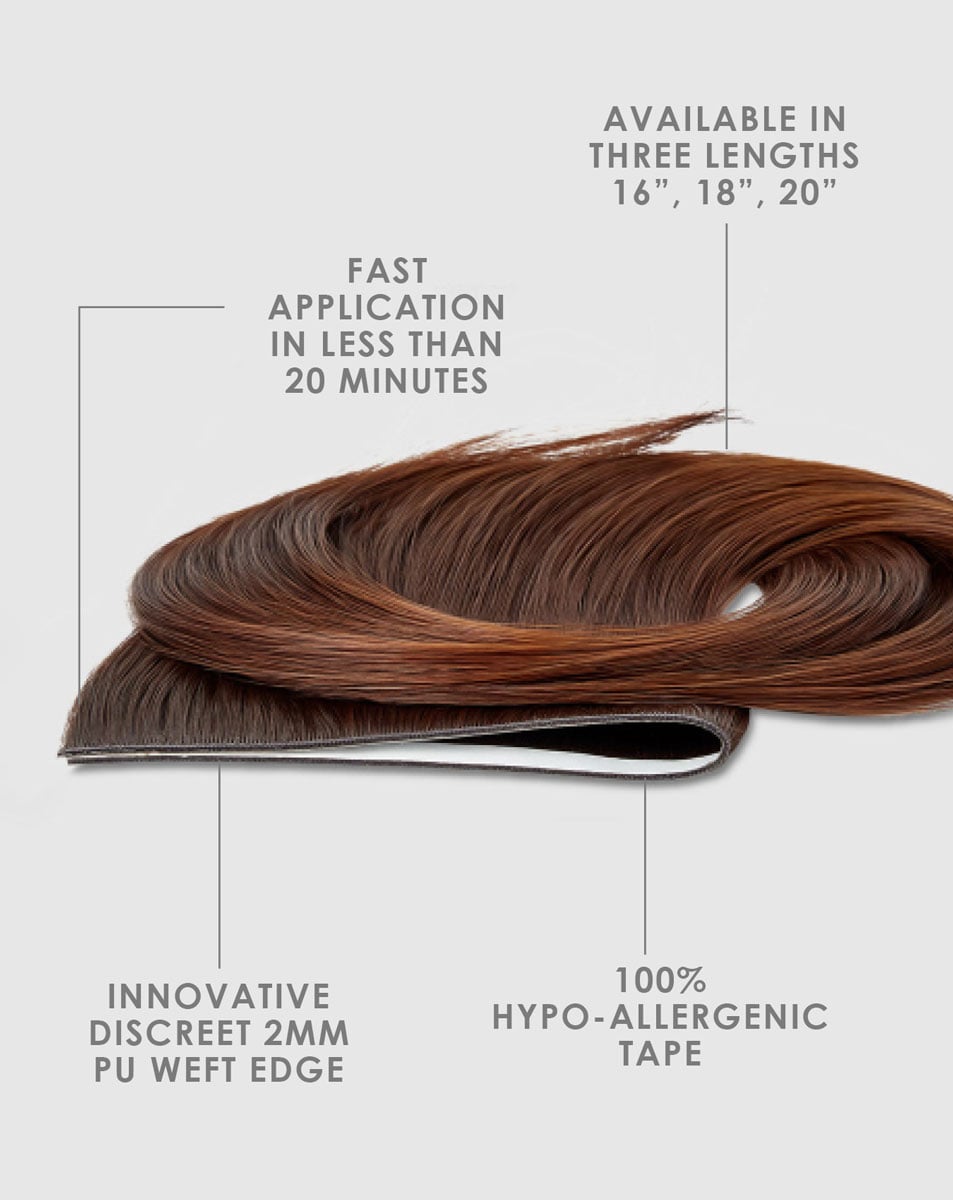 20" Express-Weft Tape In Hair Extensions