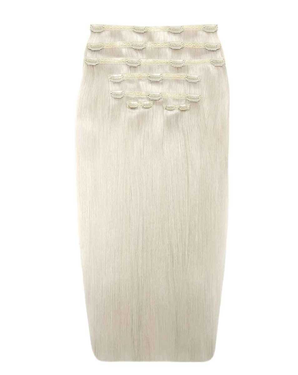 26 Double Hair Set Clip-In Extensions - Ivory"