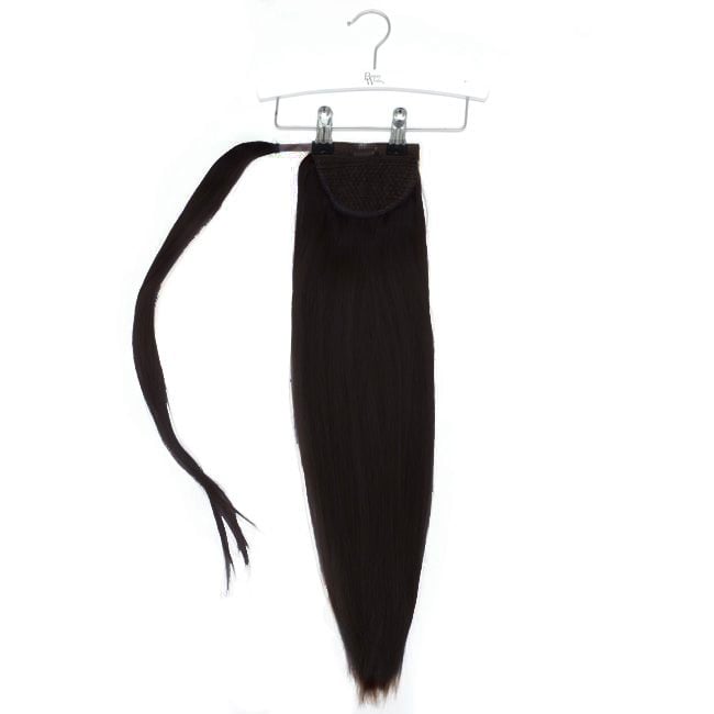 26 Super Sleek Clip-In Invisi® Ponytail - Jet Set Black"