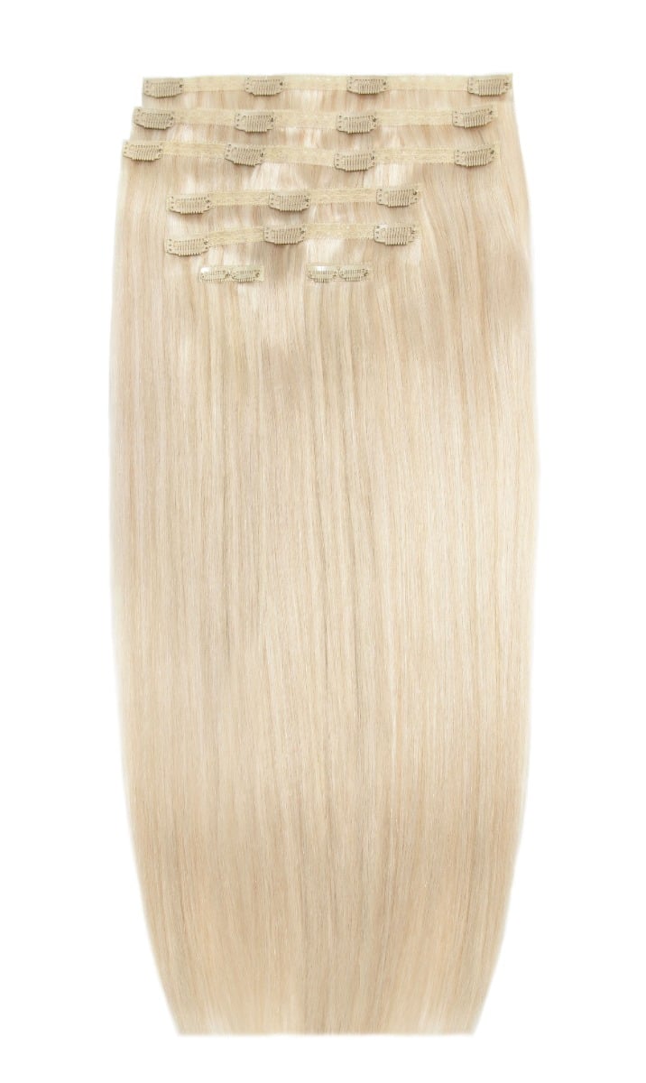 22 Double Hair Set Clip-In Extensions - L.A. Blonde"