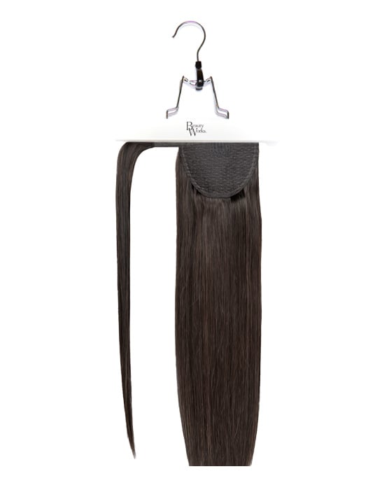 18 Super Sleek Clip-In Invisi® Ponytail - Dark Chocolate"