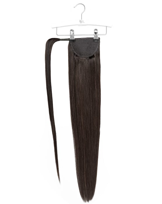 26 Super Sleek Clip-In Invisi® Ponytail - Dark Chocolate"