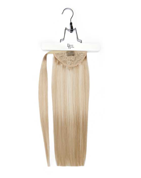 18 Super Sleek Clip-In Invisi® Ponytail - Pure Platinum"