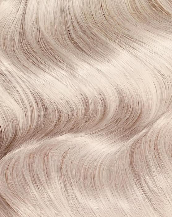 100% Remy Colour Swatch Pure Platinum