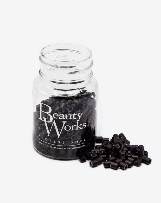 Silicone Lined Aluminium Micro Rings - 500 Pieces