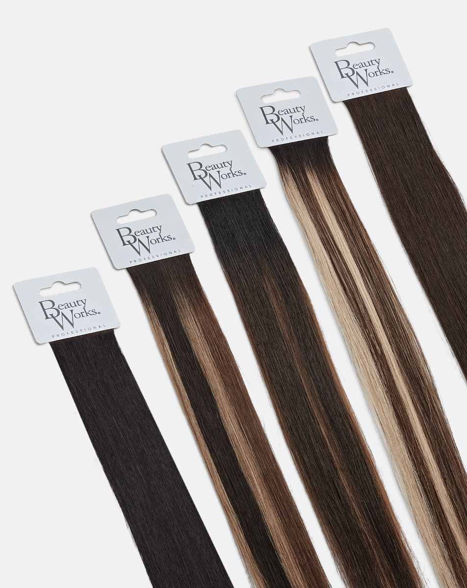 Beauty Works x Huda 100% Remy Colour Swatch