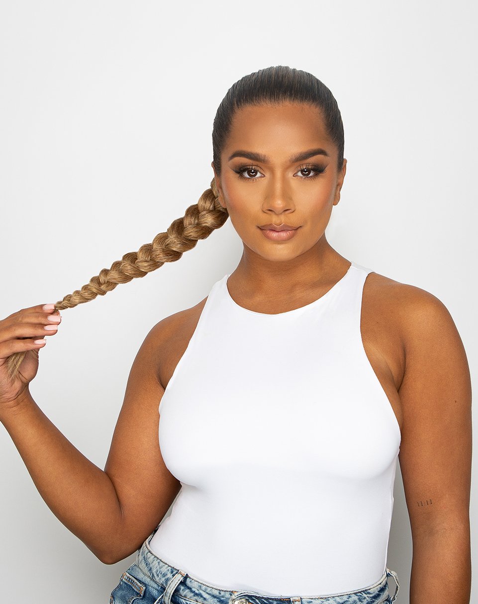 Clip-in Ponytail Extensions, Remy Human Hair