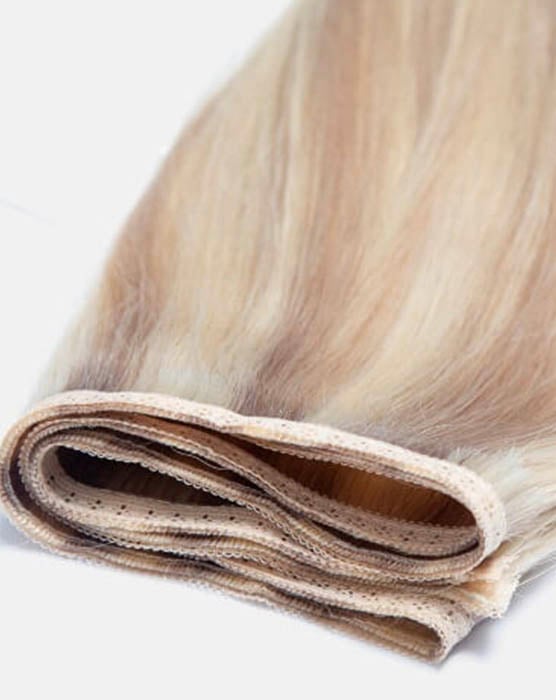 human hair extensions weft