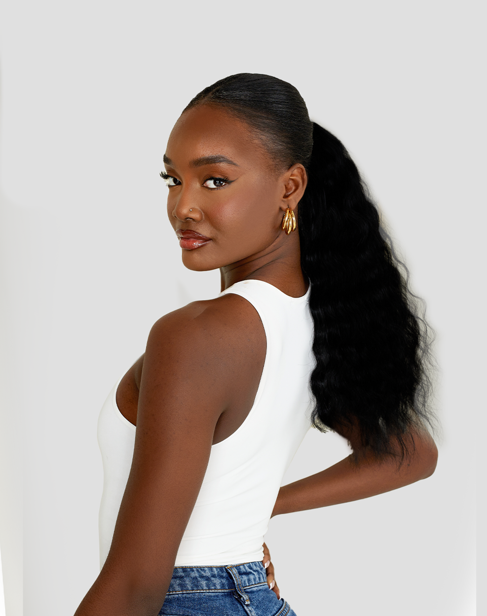 20" Beach Wave Invisi® Ponytail