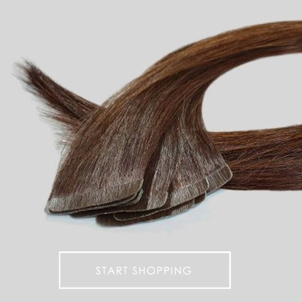 Slim Line Tape Hair Extensions Slim Line Tape Hair Extensions