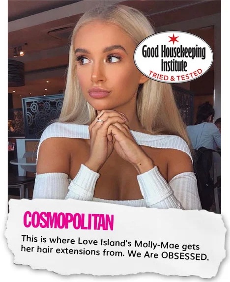 Cosmopolitan - There is where Love Island's Molly-Mae gets her hair extensions from. We are OBSESSED.
