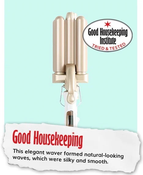 Good Housekeeping - The Beauty Works Waver 'formed natural-looking waves, which were silky and smooth'